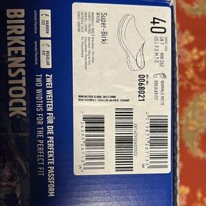 White Slip-On Clogs, Super Birki by Birkenstock